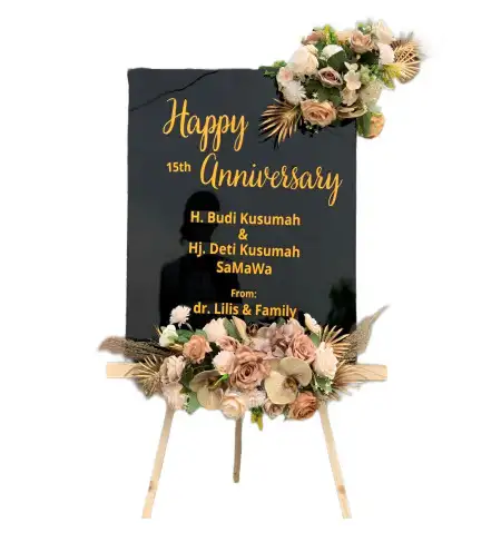 Papan Bunga Akrilik Barugbug